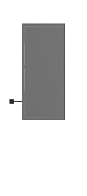 Межкомнатные двери EF2.2 ДО Dark Crystal Line