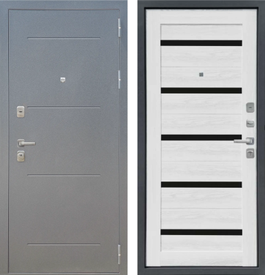 M6 вс. вн. Черное стекло Ясень ривьера айс