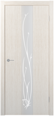 Межкомнатная дверь ST13 ДО зеркало матовое с рис.