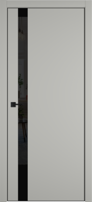 Межкомнатные двери Urban 1 SV Lacobel черный лак Taupe
