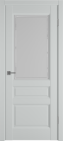 Межкомнатные двери Elegant 3 ДО Crystal Cloud Steel