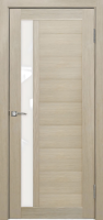 Межкомнатные двери 28S(р) Lacobel белый лак Лиственница крем