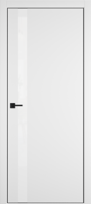 Межкомнатные двери Urban 1 SV Lacobel белый лак Ice