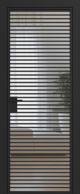 Межкомнатные двери Дверное полотно Grafia прозрачное