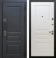 Входные двери Сорренто 2 3К90 П-25 TSBR 7021 - П-25 RAL 9003