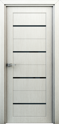 Межкомнатные двери Орион ДО черное стекло