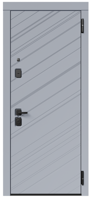 Входные двери Авангард 3К90 ЮР-45 RAL 7024 - ЮР10 TSBR 9003