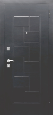 Входные двери Доминанта серебро Царга Серебро антик Дуб шале снежный