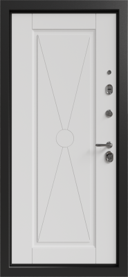 Входные двери Мирель 3К90 ЮР-30 RAL 8017 - ЮР-30 RAL 9003