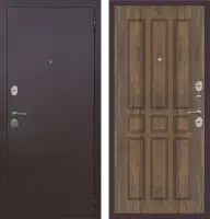 Входные двери M32 металл Медный антик - ФЛ-81 Орех грецкий