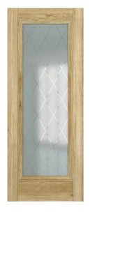 Межкомнатные двери Неаполь ДО Baguette B3 Сатинато с рисунком ромб