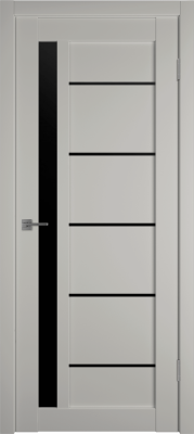 Межкомнатные двери E37 ДО black gloss Taupe
