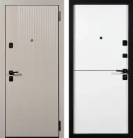 Входные двери TR 18 горизонталь 1 ЮП-21 Латте (ZB855-2) - ЮП-33 ZB Белый