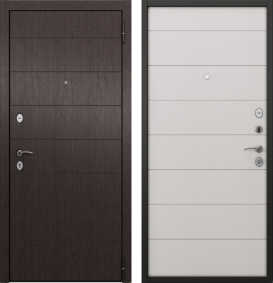 H2 HOME ECO PP Черный муар металлик Е-135 Венге/Е-135 Белый ларче