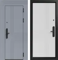 Входные двери Бионика ЮР-40 RAL 7024 - ЮР-40 RAL 9003