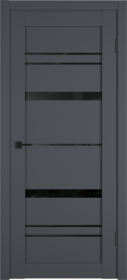 Межкомнатная дверь E25 ДО BLACK GLOSS