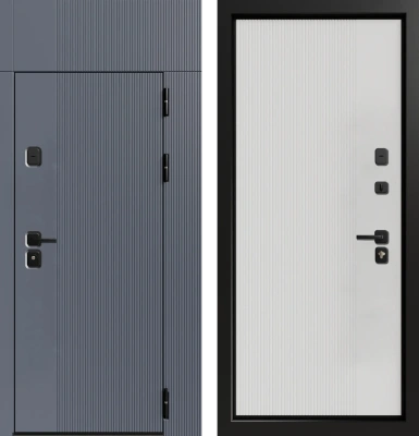 Входные двери Армада 3К90 TOR ЮР-35 RAL 9011 - ЮР-35 RAL 9003