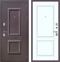 Входные двери M51 с фрезеровкой Букле опал - ФЛ-30 Velluto Bianco AG 700