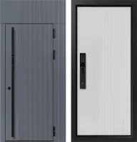 Входные двери Армада 3К90 ЮР-35 RAL 9011 - ЮР-35 RAL 9003