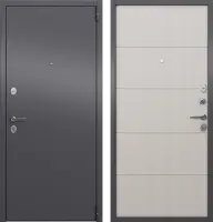 Входные двери LF2 MP Значение отсутствует Темно-серый букле графит - U6-28 Лиственница белая