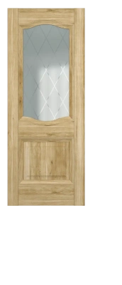 Межкомнатные двери Венеция ДО Baguette B2.2 Сатинато с рисунком ромб