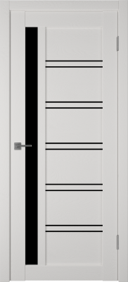 Межкомнатные двери Atum Pro Х38 Black Gloss black gloss Milky White