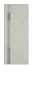 Межкомнатная дверь Chaos ДО ART Lite REVERS серый мат.