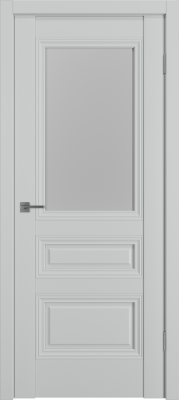 Межкомнатные двери EF3 ДО white cloud Steel