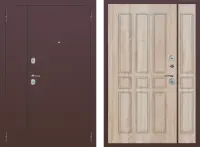 Входные двери M32 1200 металл Медный антик - ФЛ-81 Дуб Сонома светлый