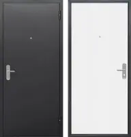 Входные двери Стройгост 5 РФ Серебро Беленый дуб Антик серебро Дуб беленый