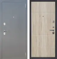 Входные двери M28 металл Букле графит - ФЛ-22 Дуб Сонома светлый