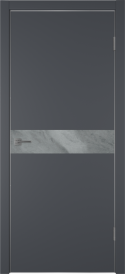 Межкомнатная дверь Urban H Вставка Marble grey