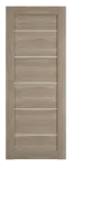 Межкомнатные двери Лайт 27 ДО мателюкс белое матовое Дуб мокко