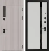 Входные двери Рейн 3К90 TOR ЮР-36 (с номером квартиры) Латте (ZB855-2) - ЮР22 ZB Белый