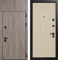 Входные двери Гранд 3К90 TOR Без фрезеровки ХардВуд дымчатый (MDP100) - Без фрезеровки ХардВуд песочный (MDP102)