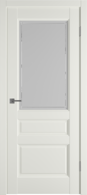 Межкомнатные двери Elegant 3 ДО Crystal Cloud MidWhite
