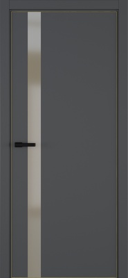 Межкомнатные двери H2 ДО ART Lite бронза мат.