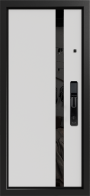 Входные двери Крафт 3К90 ЮР-44 Графит - ЮР22 ZB Белый