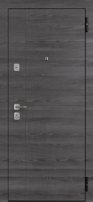 Входные двери TR 12 ЮП-6 Дуб мадейра LW676-GTA (горизонт) - ЮП-4 ZB Белый