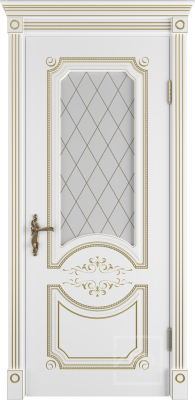 Межкомнатные двери Милана эст. ДО 3D матовое с рисунком