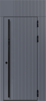 Входные двери Армада 3К90 ЮР-35 RAL 9011 - ЮР-35 TSBR 9003