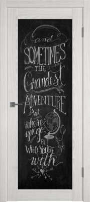 Межкомнатные двери Atum Pro Х32 грифельная доска с одной стороны