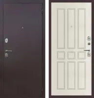 Входные двери M32 металл Медный антик - ФЛ-81 Белый ясень