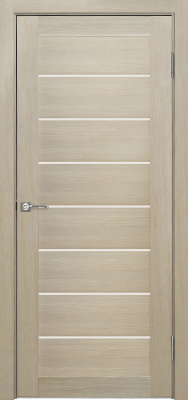 Межкомнатные двери 21S(р) Lacobel белый лак Лиственница крем