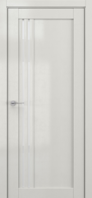 Межкомнатные двери V9 Lacobel белый лак Крем вуд