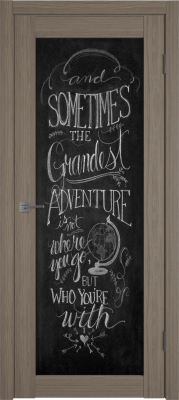 Межкомнатная дверь Atum Pro Х32 грифельная доска с одной стороны