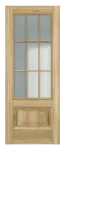 Межкомнатная дверь Турин ДО Baguette АК B1 Сатинато