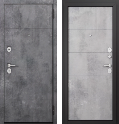 F3 FAMILY ECO PP Черный муар металлик Е-194 Бетон темный/Е-194 Бетон серый