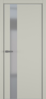Межкомнатные двери H3 ДО ART Lite Matelac серый мат. Серый шелк эмаль RAL 7044