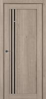 Межкомнатные двери S22 ДО Lacobel Black Classic Милк вуд